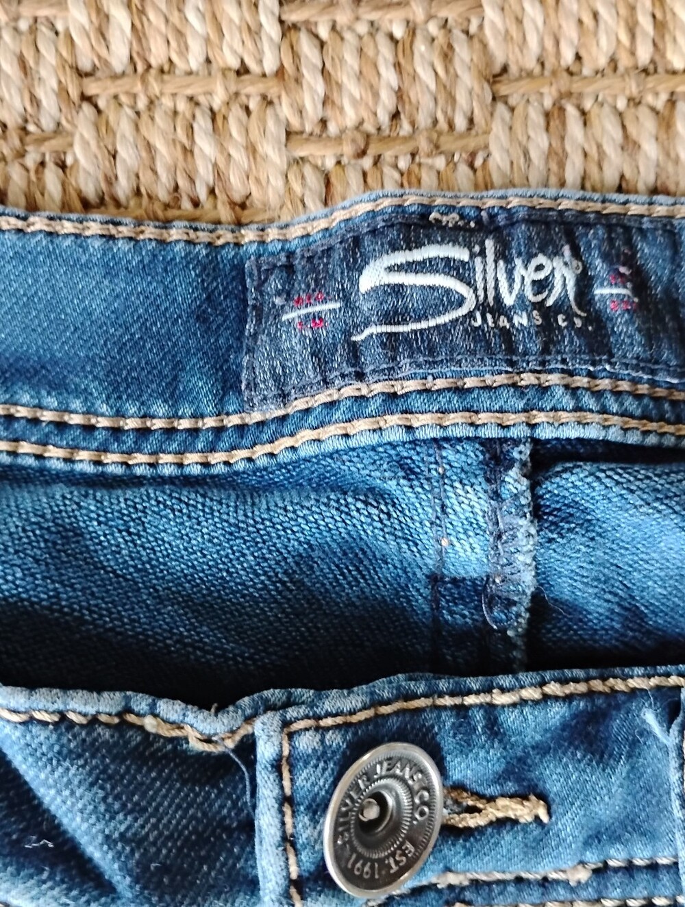 Men's Grayson Silver jeans SZ 33x32 - Picture 9 of 14